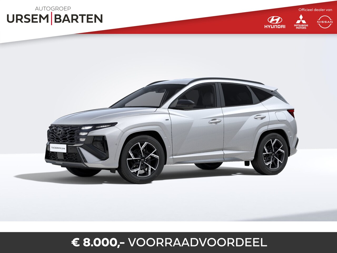 Hyundai Tucson - 1.6 T-GDI PHEV N Line 4WD | VAN €52.890 voor €44.890 Shimmer Silver - AutoWereld.nl