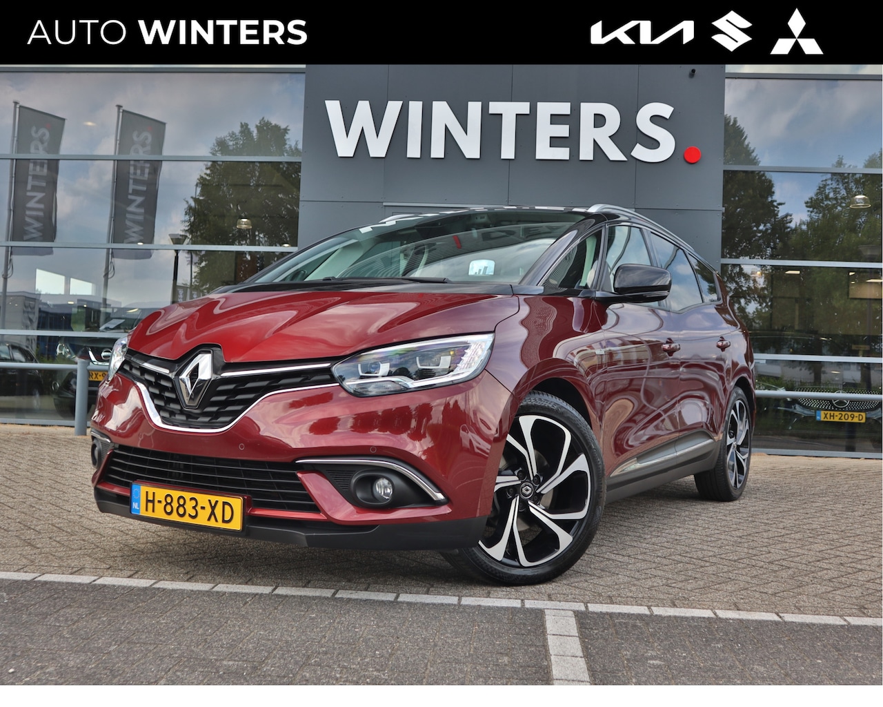 Renault Grand Scénic - 1.2 TCe Bose 7p. Massage stoel+Pano+ECC-Airco Navi+BT+DAB Cr.Control 7zits 67000km! - AutoWereld.nl