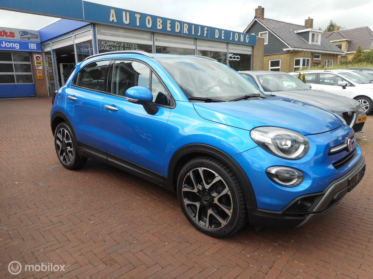 Fiat 500 X Cross - 1.0 FireFly Turbo 120 ECC+NAVI+LED+KEYLESS+METALLIC+RESERVEWIEL - AutoWereld.nl