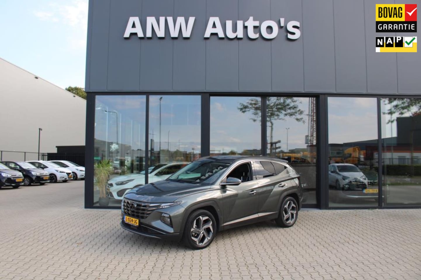 Hyundai Tucson - 1.6 T-GDI HEV Premium 360gr Camera Leer PRIJS IS RIJKLAAR - AutoWereld.nl