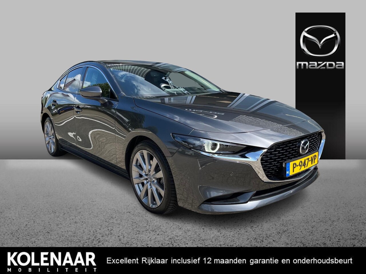 Mazda 3 Sport - 2.0 e-Sky-G 150 Sportive Automaat /Dealeronderhouden/Navi/ECC/Keyless/HUD/CarPlay/All seas - AutoWereld.nl