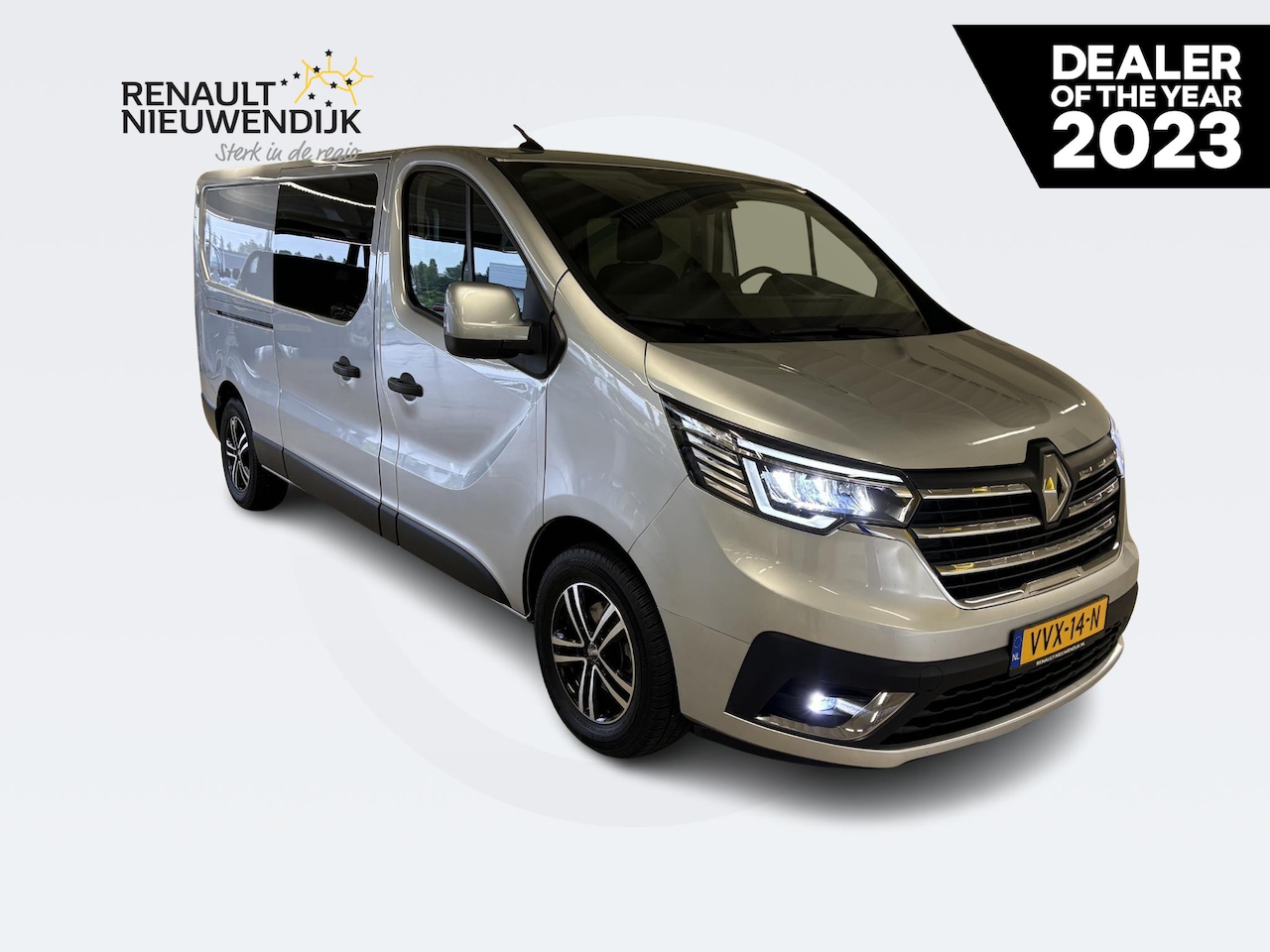 Renault Trafic - 2.0 dCi 130 T30 L2H1 Work Edition Dubbel Cabine TREKHAAK / CLIMATE CONTROLE / NAVIGATIE / - AutoWereld.nl