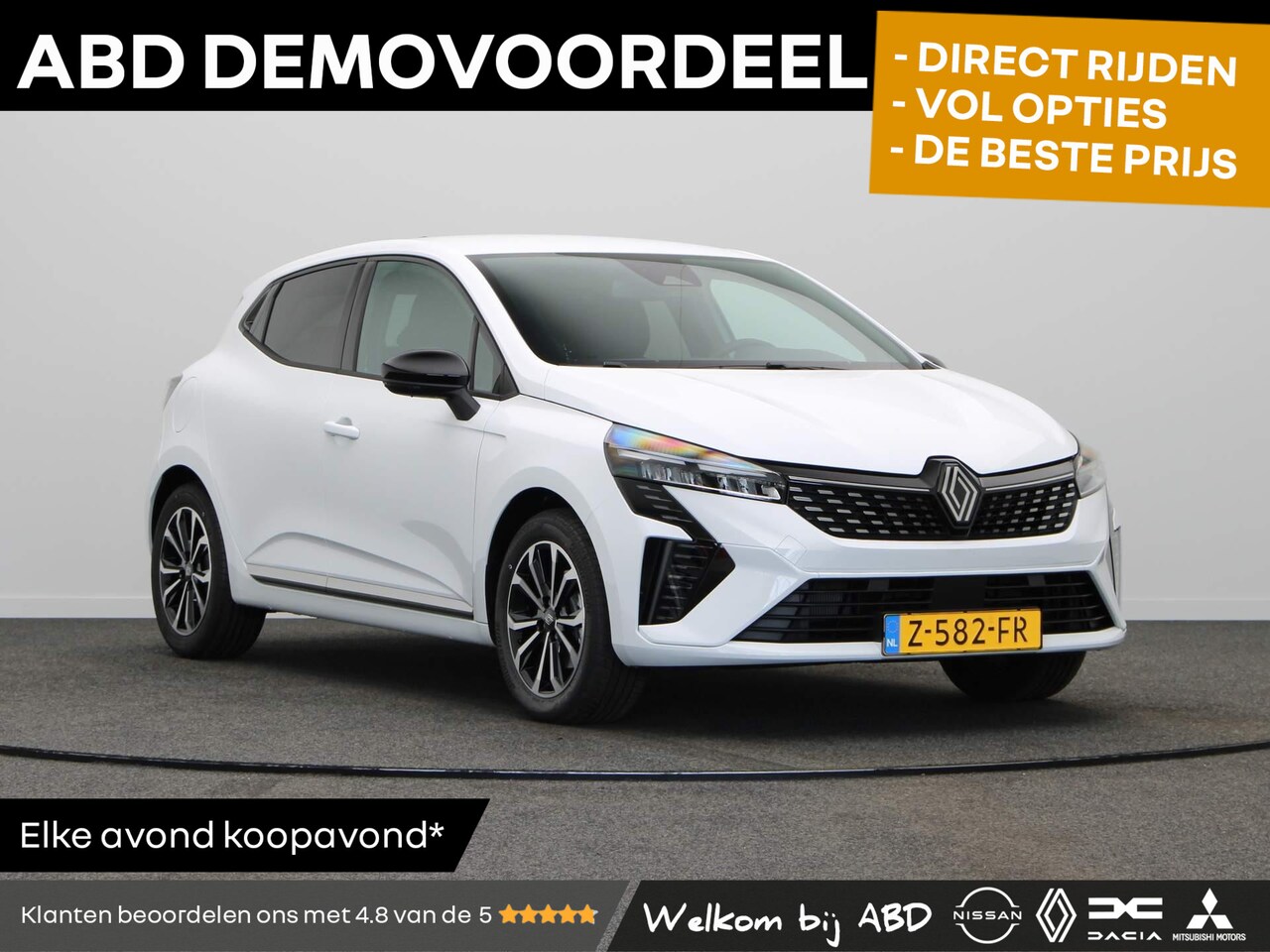 Renault Clio - E-Tech Full Hybrid 145pk techno | Achteruitrijcamera | Climate control | Cruise control | - AutoWereld.nl