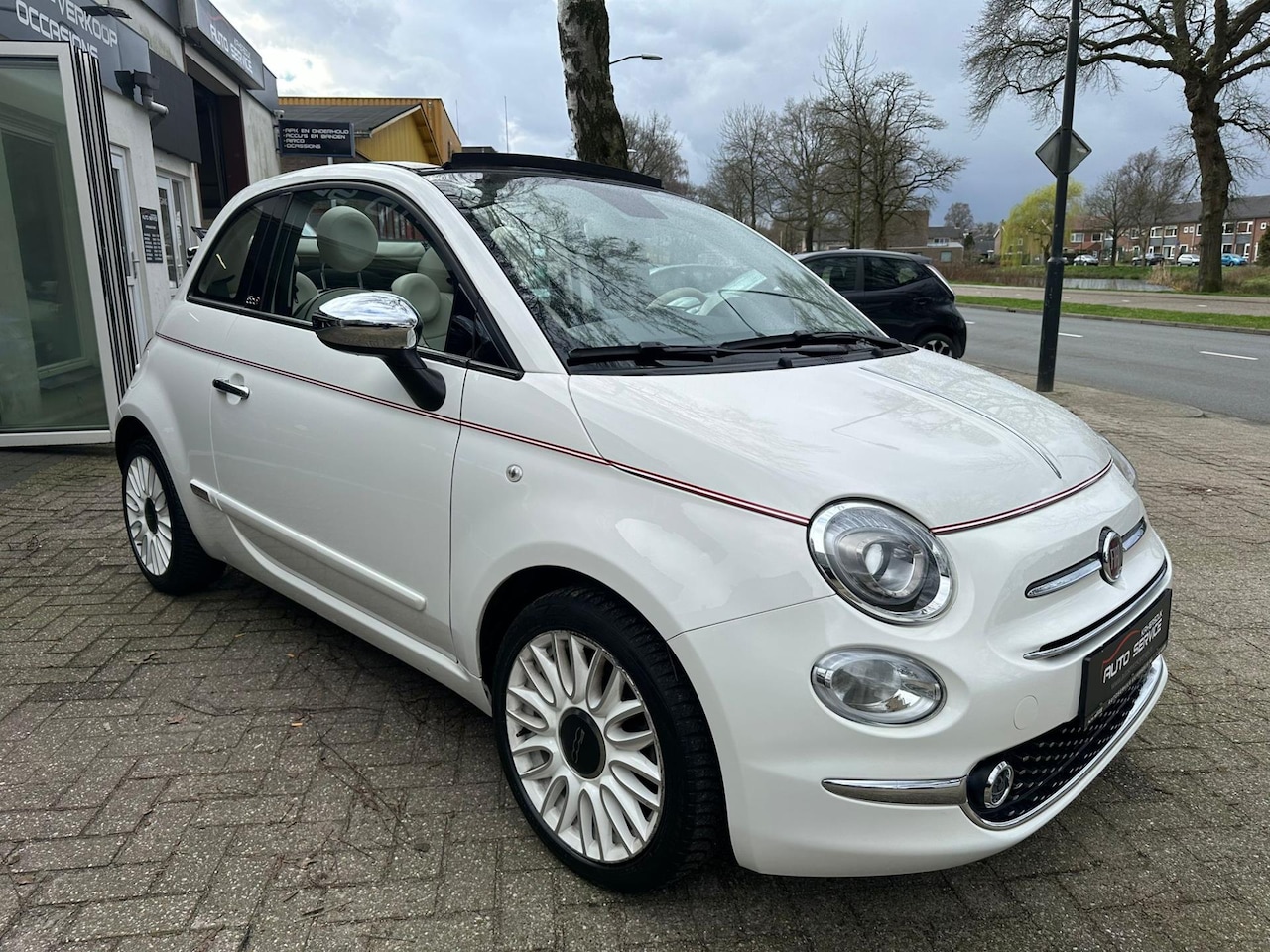 Fiat 500 - 1.2 Dolcevita finale WEINIG KM.!!!! CABRIO|AUTOMAAT|LMV|NAVI - AutoWereld.nl