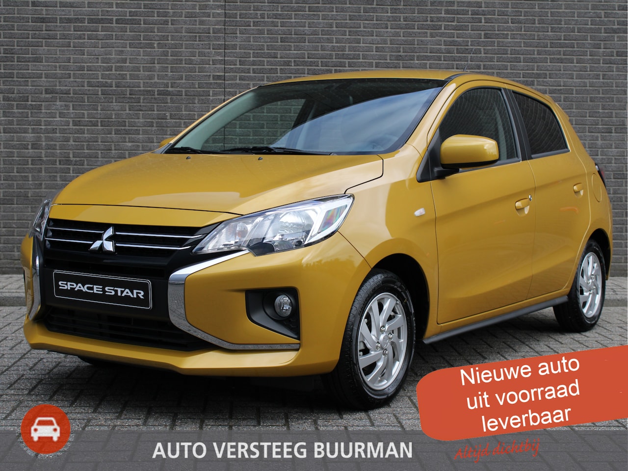 Mitsubishi Space Star - 1.2 Dynamic Cruise/Climate control, Radio/DAB, Camera, Apple carplay/Android auto,  Privac - AutoWereld.nl