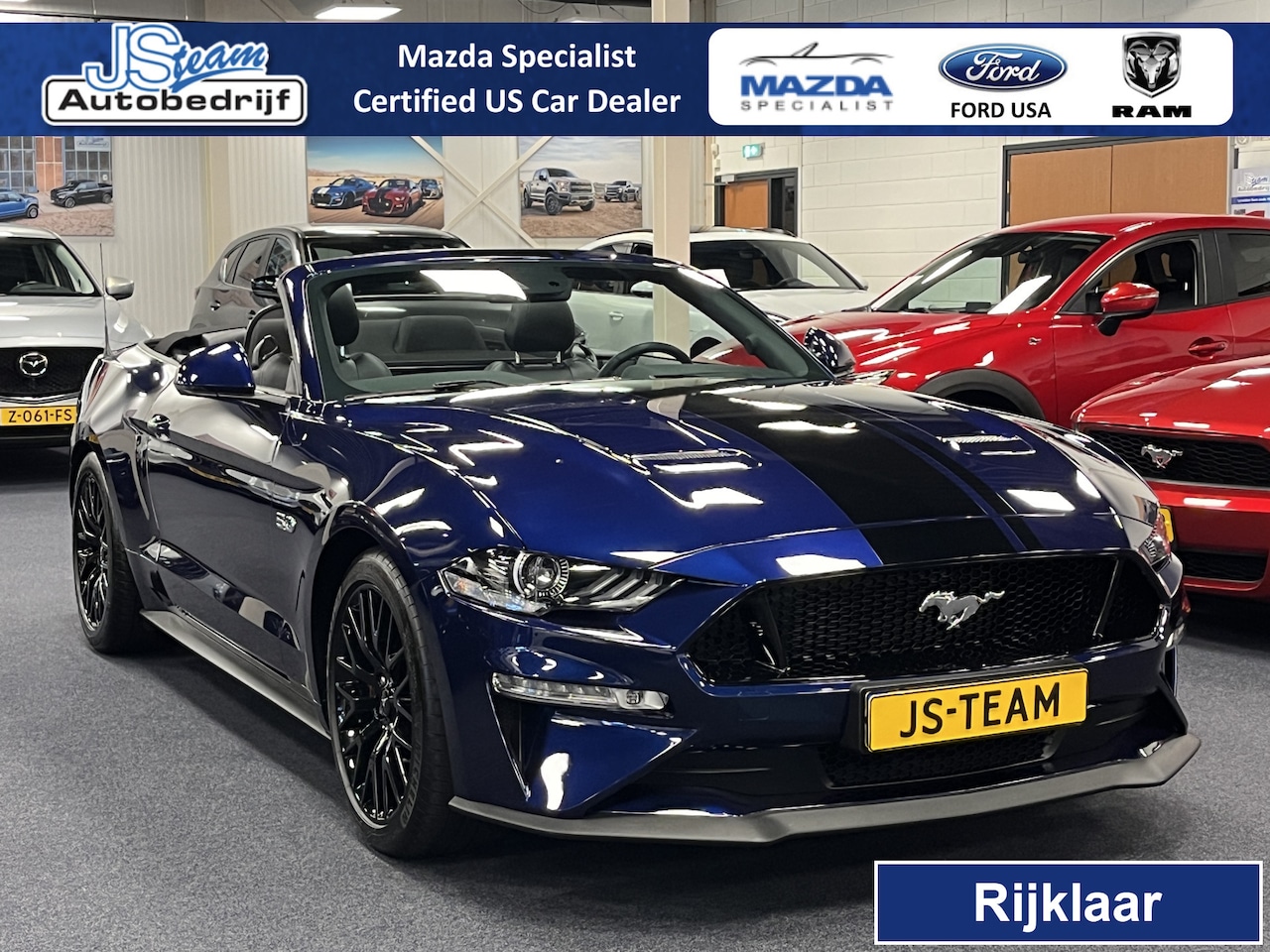 Ford Mustang Convertible - USA 5.0 V8 GT 450PK Automaat Custom Pack - AutoWereld.nl