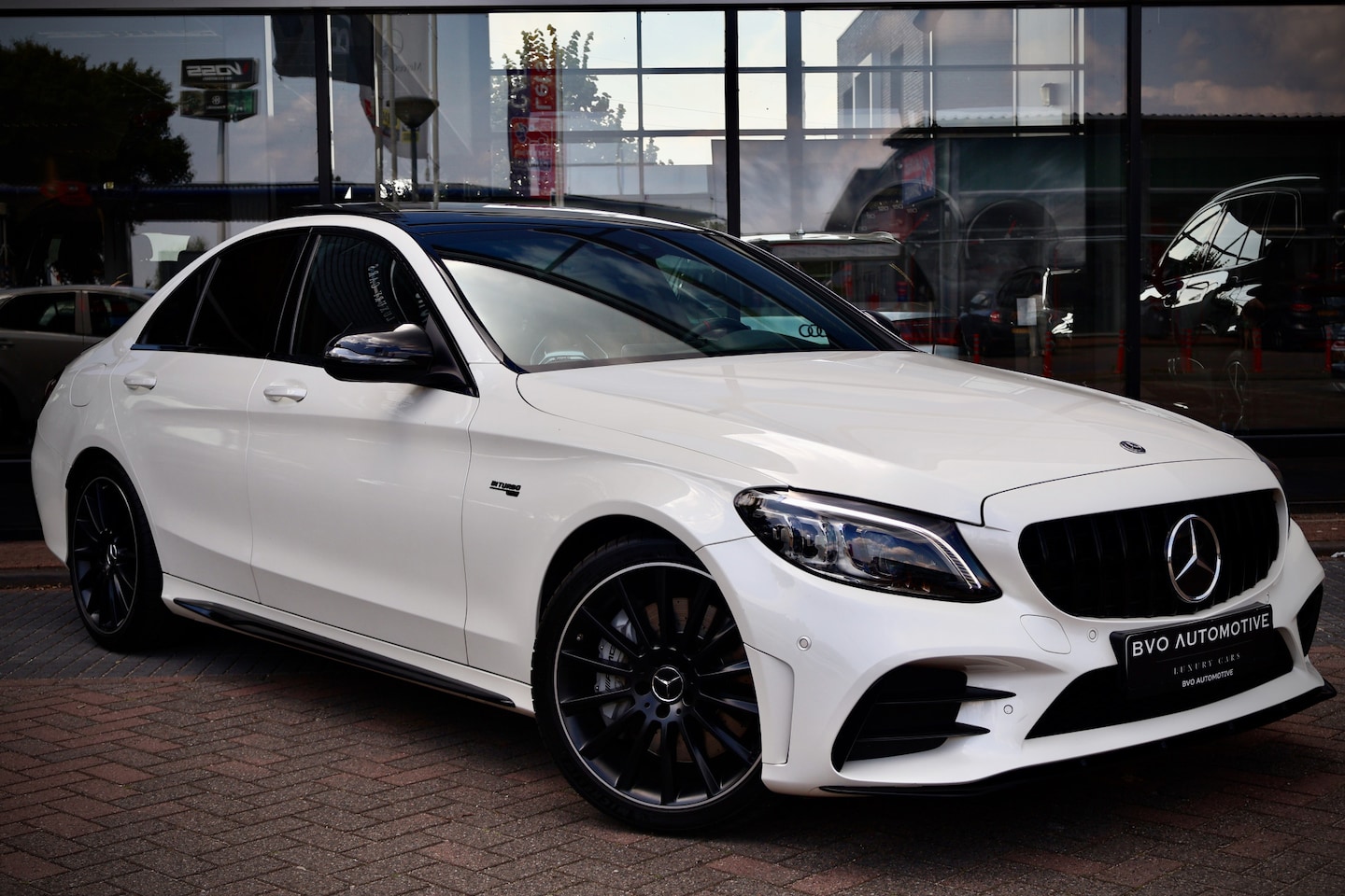 Mercedes-Benz C-klasse - C43 AMG 390PK Kuipstoel Pano Burmester ACC HUD Night - AutoWereld.nl