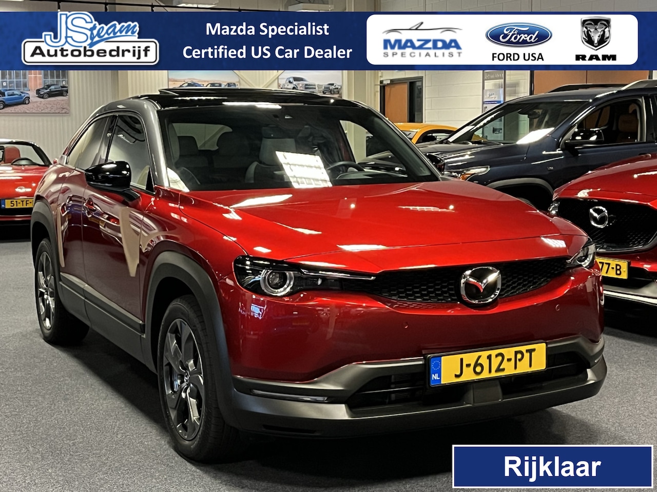 Mazda MX-30 - E-Skyactiv 145PK Luxury Automaat 18inchSchuifdak 360 Camera Bose Adaptive Cruise Apple Car - AutoWereld.nl