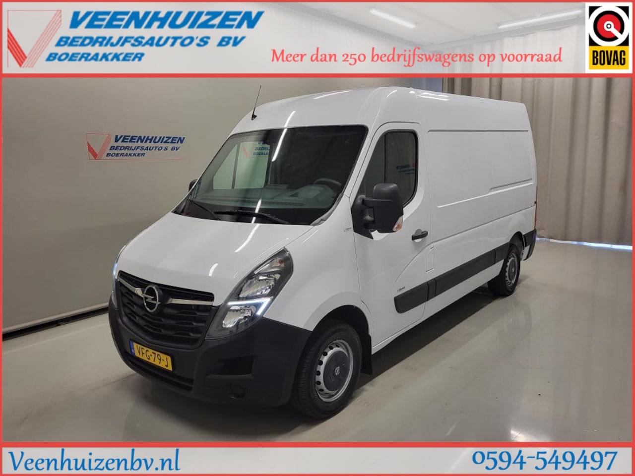 Opel Movano - 2.3Turbo 180PK L2/H2 Automaat Airco Euro 6! - AutoWereld.nl