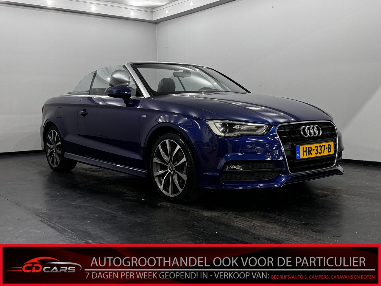 Audi A3 Cabriolet - 1.4 TFSI CoD Ambition Sport Edition S-line Leder, Navi, Parkeer sensoren, Stoelverwarming, - AutoWereld.nl