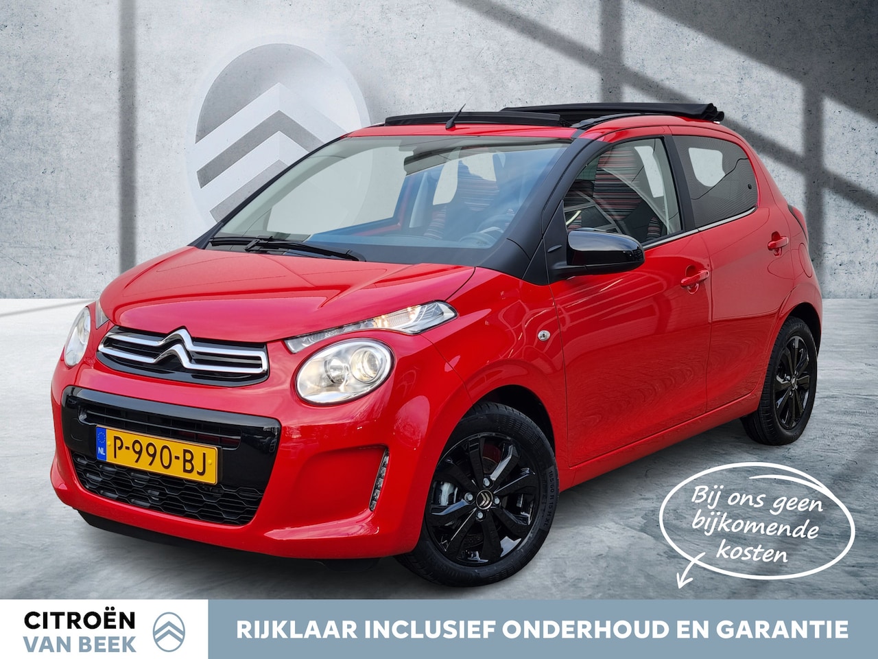 Citroën C1 - VTi 72 PK Airscape Shine | Rijklaar | Canvas dak + Climate Control + Apple Carplay - AutoWereld.nl