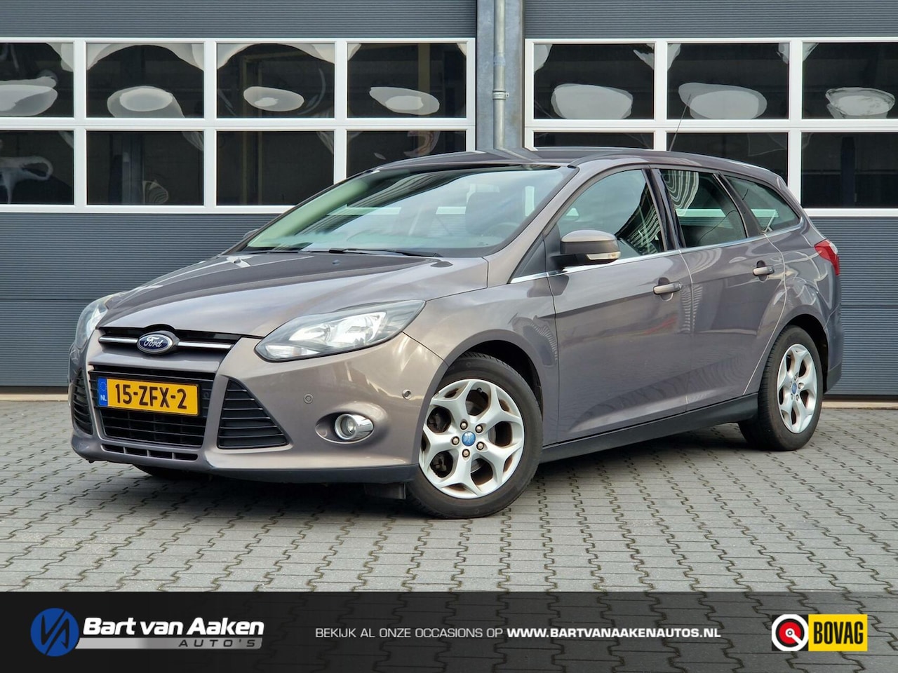 Ford Focus Wagon - 1.6 TDCI ECOnetic Titanium Leder Navigatie - AutoWereld.nl