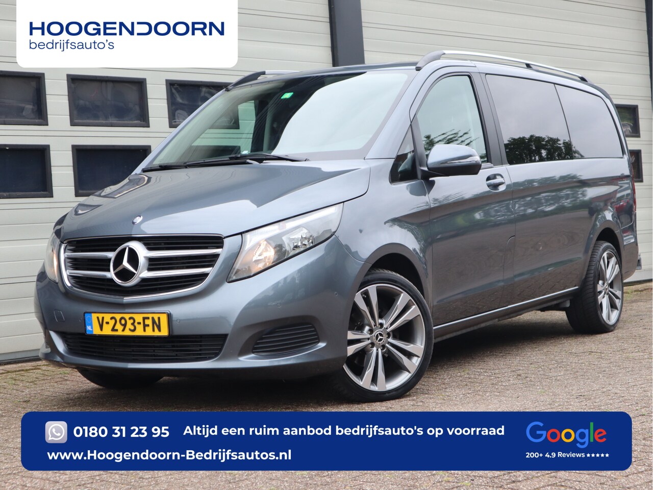 Mercedes-Benz V-klasse - 220d Euro 6 Lang L2 DC 5 Pers. - Navi - Cruise - AutoWereld.nl