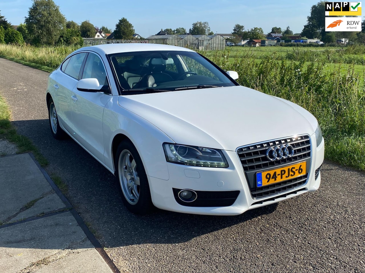 Audi A5 Sportback - 2.0 TFSI Pro Line Xenon, leer, nette Dealerauto - AutoWereld.nl