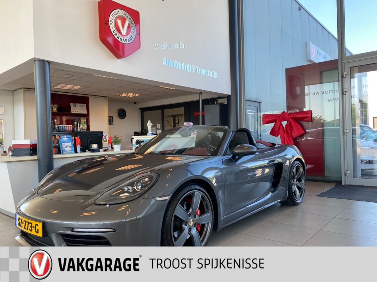 Porsche 718 Boxster S - 2.5 PDK Navigatie/Climate controle/Cruise controle/Lederen bekleding+stoelverwarming-verko - AutoWereld.nl