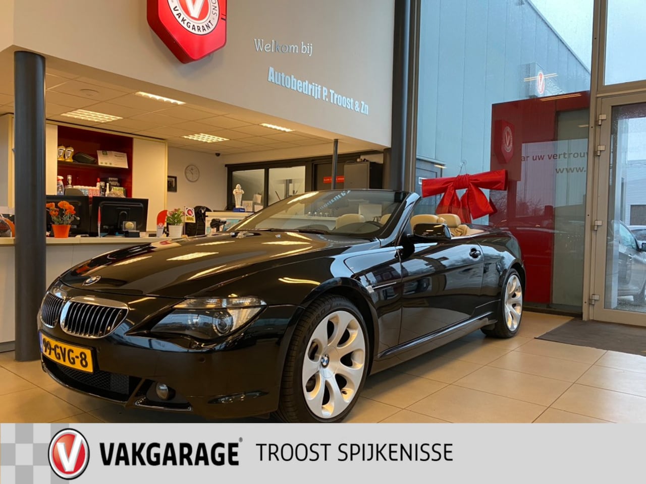 BMW 6-serie Cabrio - 645Ci V8 333Pk,Cabrio,Automaat,Navigatie,Leder,Stoelverwarming,Parkeer Assistent,Climate&C - AutoWereld.nl