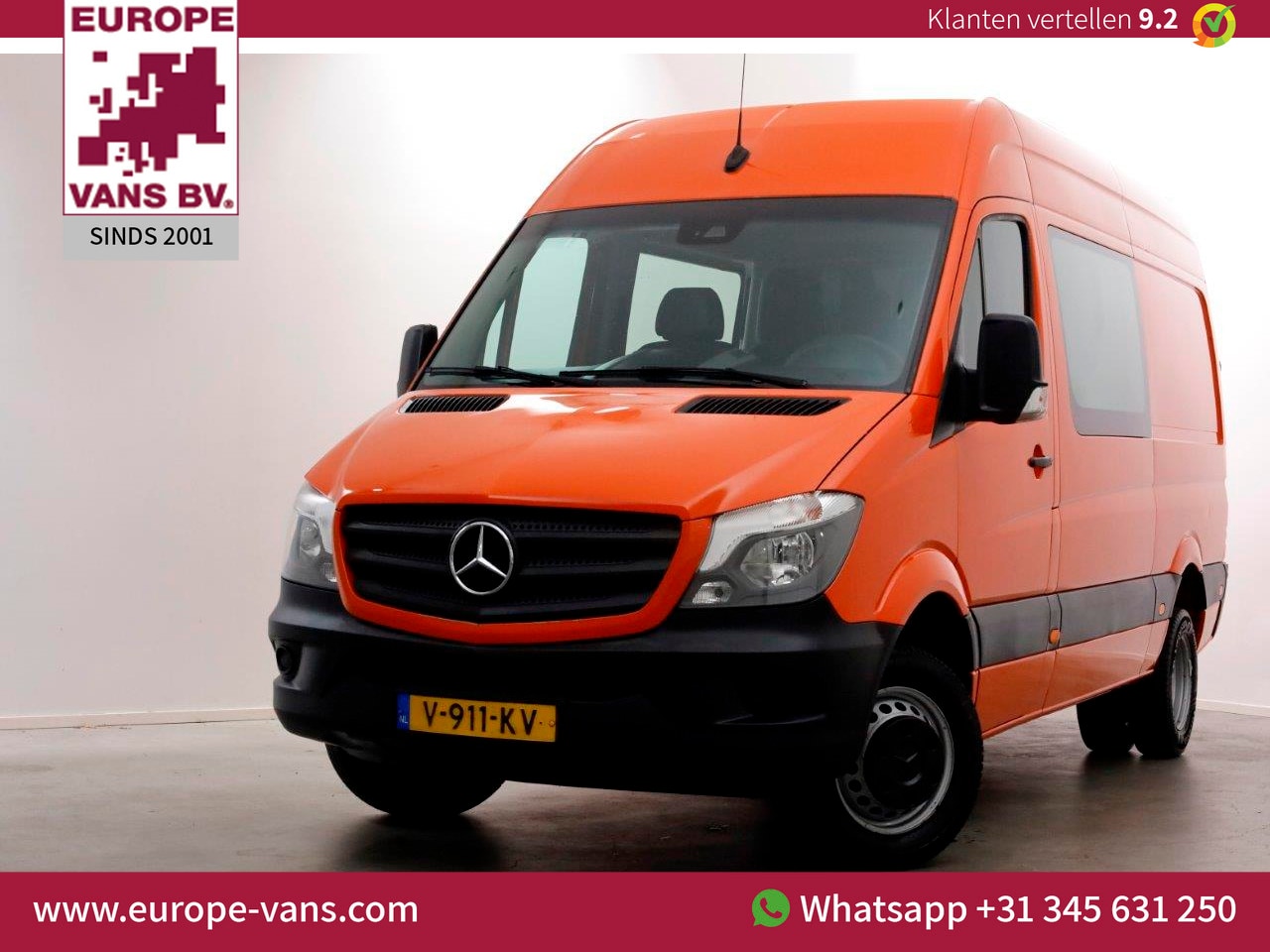 Mercedes-Benz Sprinter - 516 CDI 163pk E6 7G Automaat L2H2 D.C. Navi/Camera/Trekhaak 3500kg 01-2018 - AutoWereld.nl