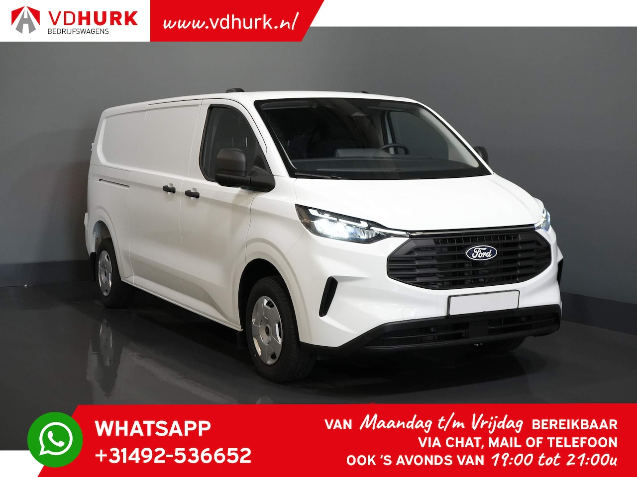 Ford Transit Custom - 2.0 TDCI 136 pk L2 Trend 5 jaar/ 200.000km GARANTIE!/ LED/ Climate/ Verw.Voorruit/ Carplay - AutoWereld.nl