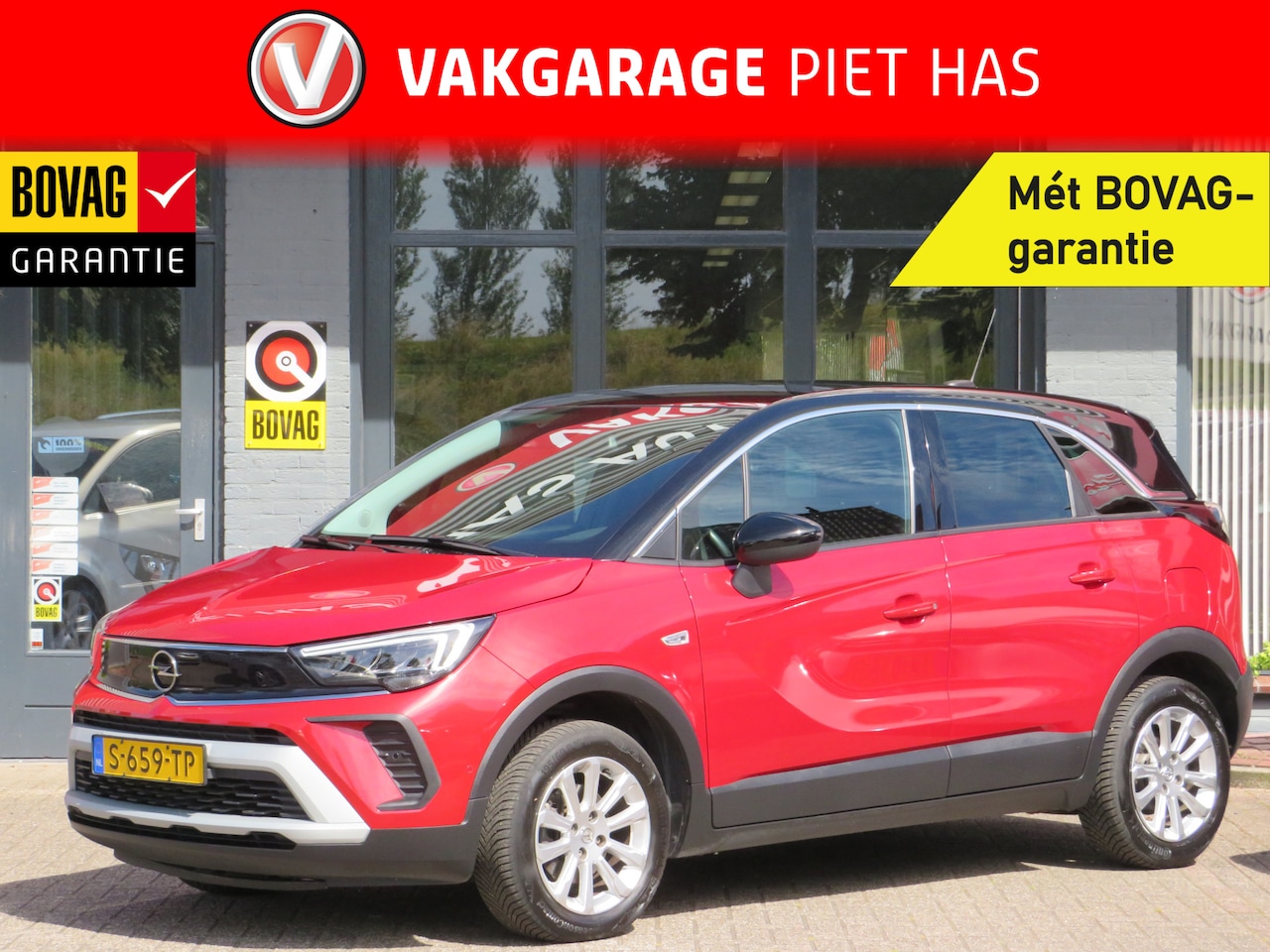 Opel Crossland - 1.2 Turbo Elegance| 130 PK| Automaat| Metallic lak | Clima-Airco | Android Auto | Parkeerc - AutoWereld.nl