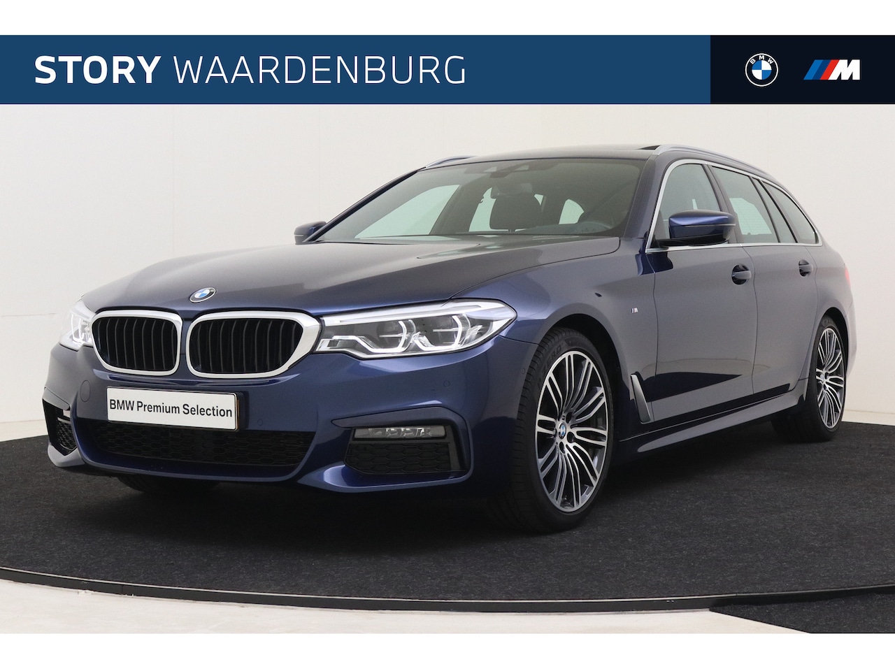 BMW 5-serie Touring - 520i High Executive M Sport Automaat / Panoramadak / Adaptieve LED / Head-Up / Parking Ass - AutoWereld.nl