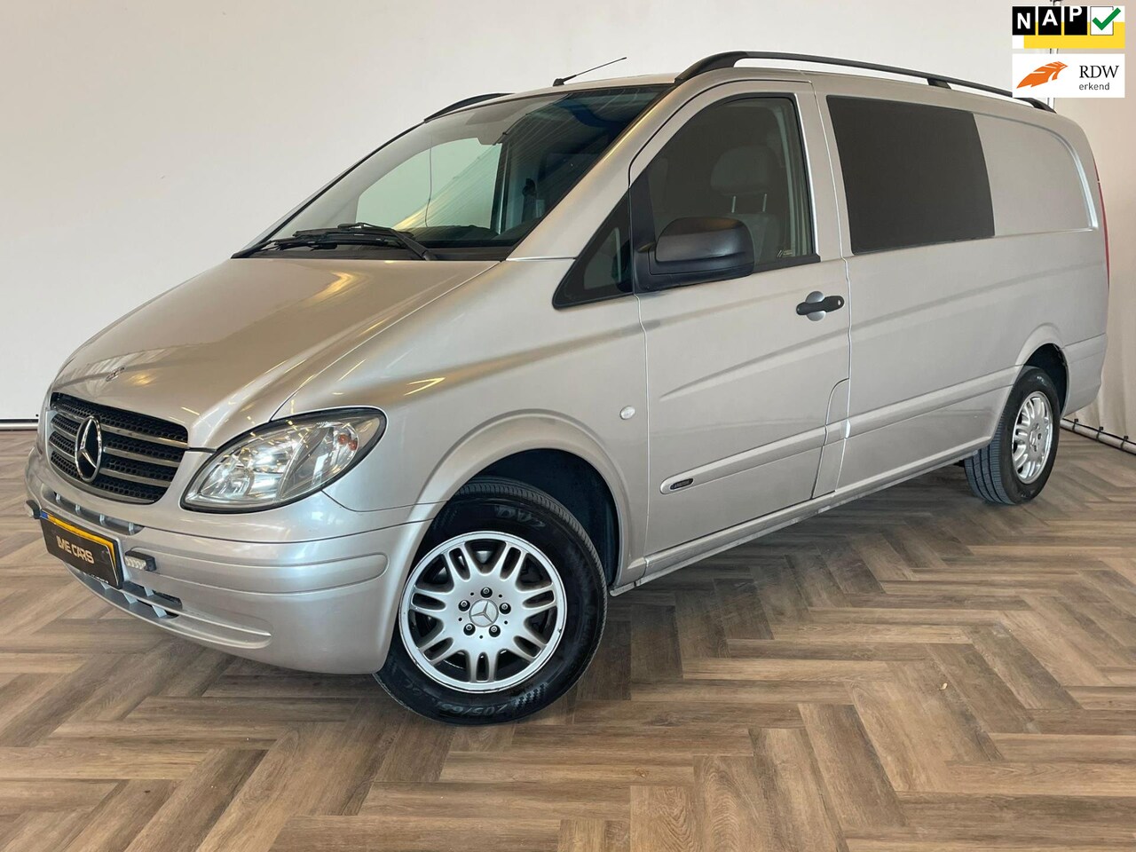 Mercedes-Benz Vito - 111 CDI 320 Lang dubbele cabine, automaat, dealer onderhouden! - AutoWereld.nl