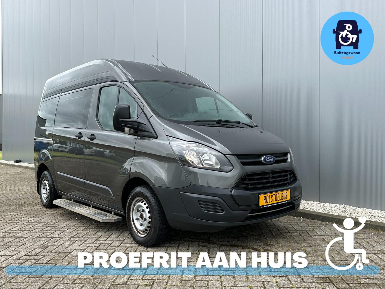 Ford Transit Custom - Rolstoelbus (Airco) 2017 Invalide bus - AutoWereld.nl