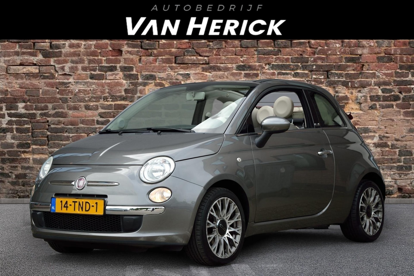 Fiat 500 C - 0.9 TwinAir Lounge | Open-dak | Airco | Lm Velgen - AutoWereld.nl