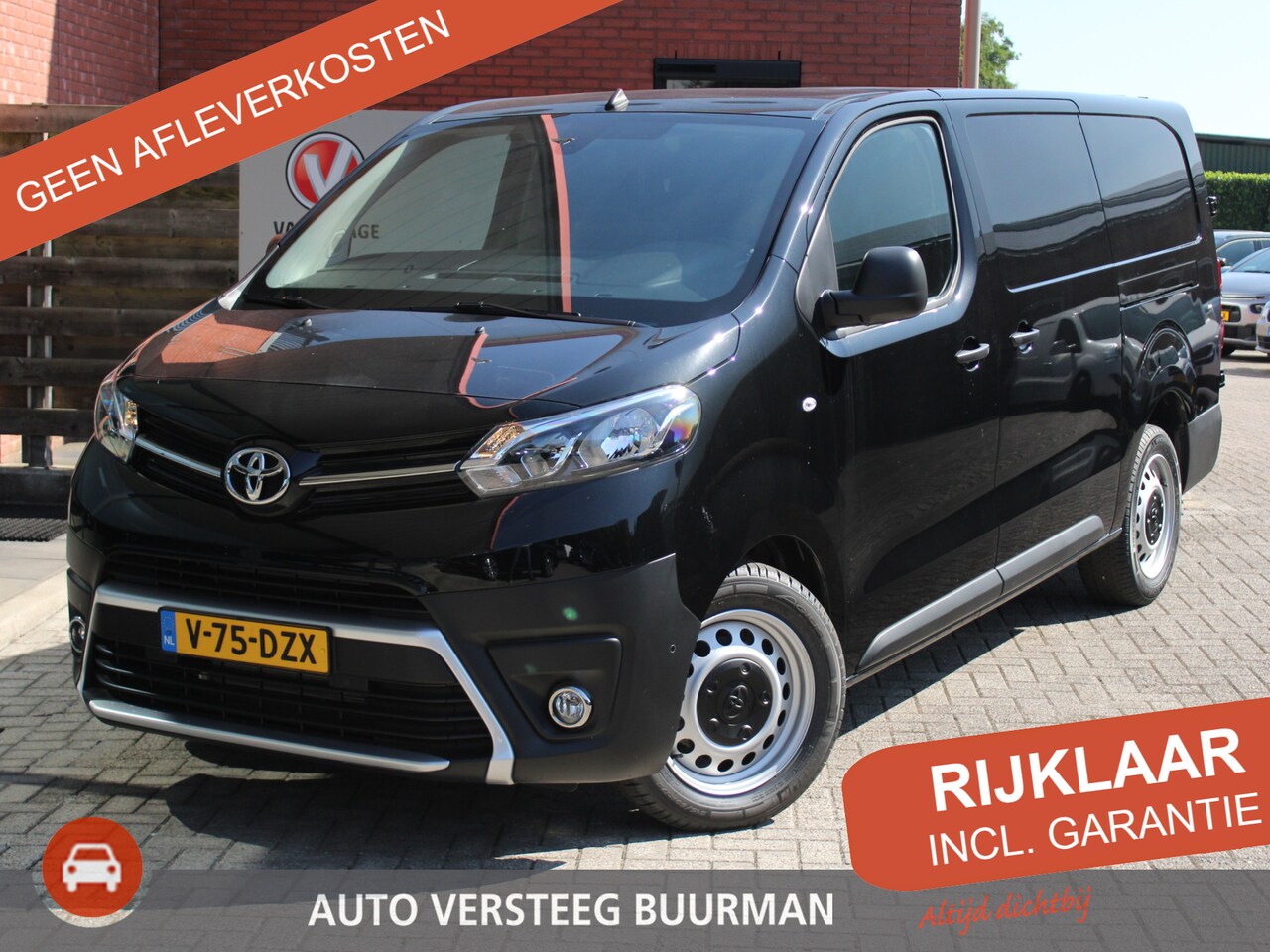 Toyota ProAce Worker - 2.0 D-4D 180PK Prof Automaat tot 10 jaar garantie!* 360 Camera, Navigatie, Cruise en Clima - AutoWereld.nl