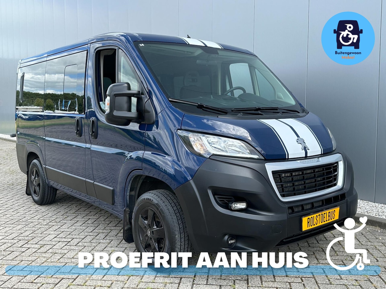 Peugeot Boxer - 2.0 Rolstoel Voorin | Rolstoelbus met Lift - AutoWereld.nl