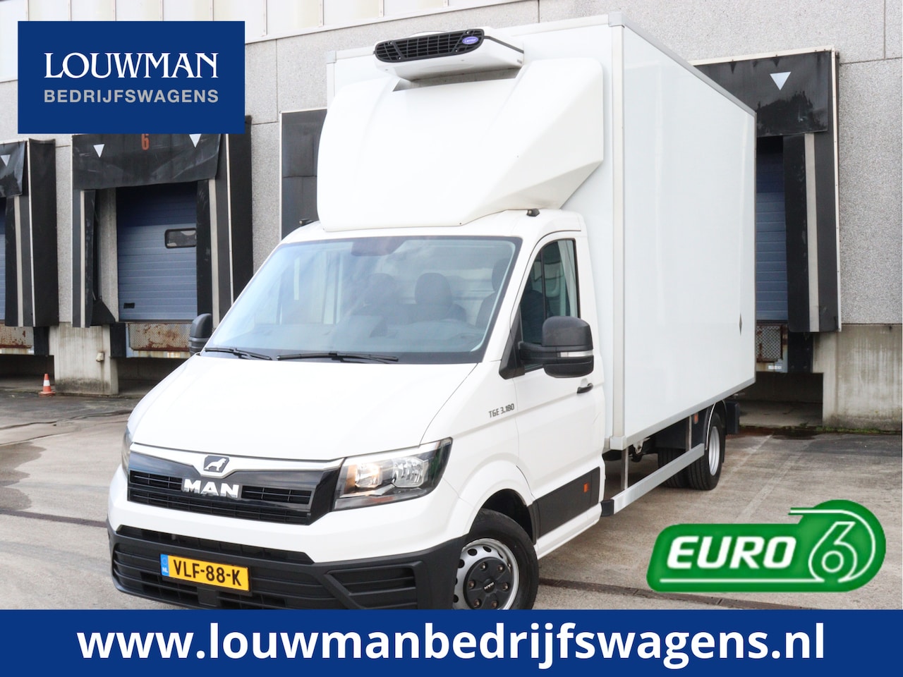 Volkswagen Crafter - 50 2.0 Lang DSG DL Koelwagen Dubbel lucht Carrier koeling Navigatie 177PK Kuhlwagen Koelba - AutoWereld.nl