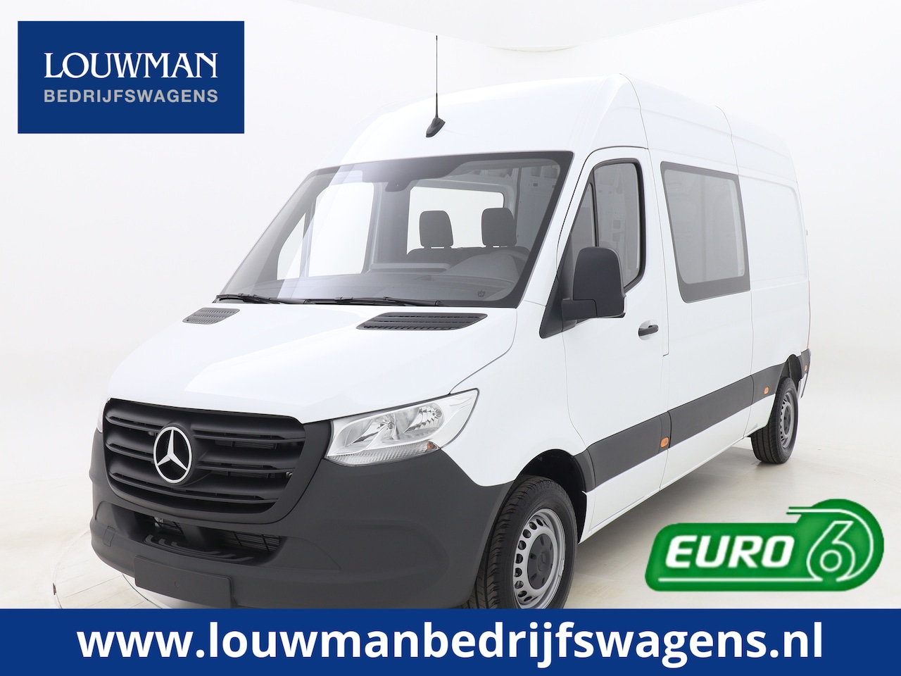 Mercedes-Benz Sprinter - 311CDI 115PK L2H2 Voorwielaandrijving Functional Dubbel Cabine 6-persoons MBUX Achteruitri - AutoWereld.nl