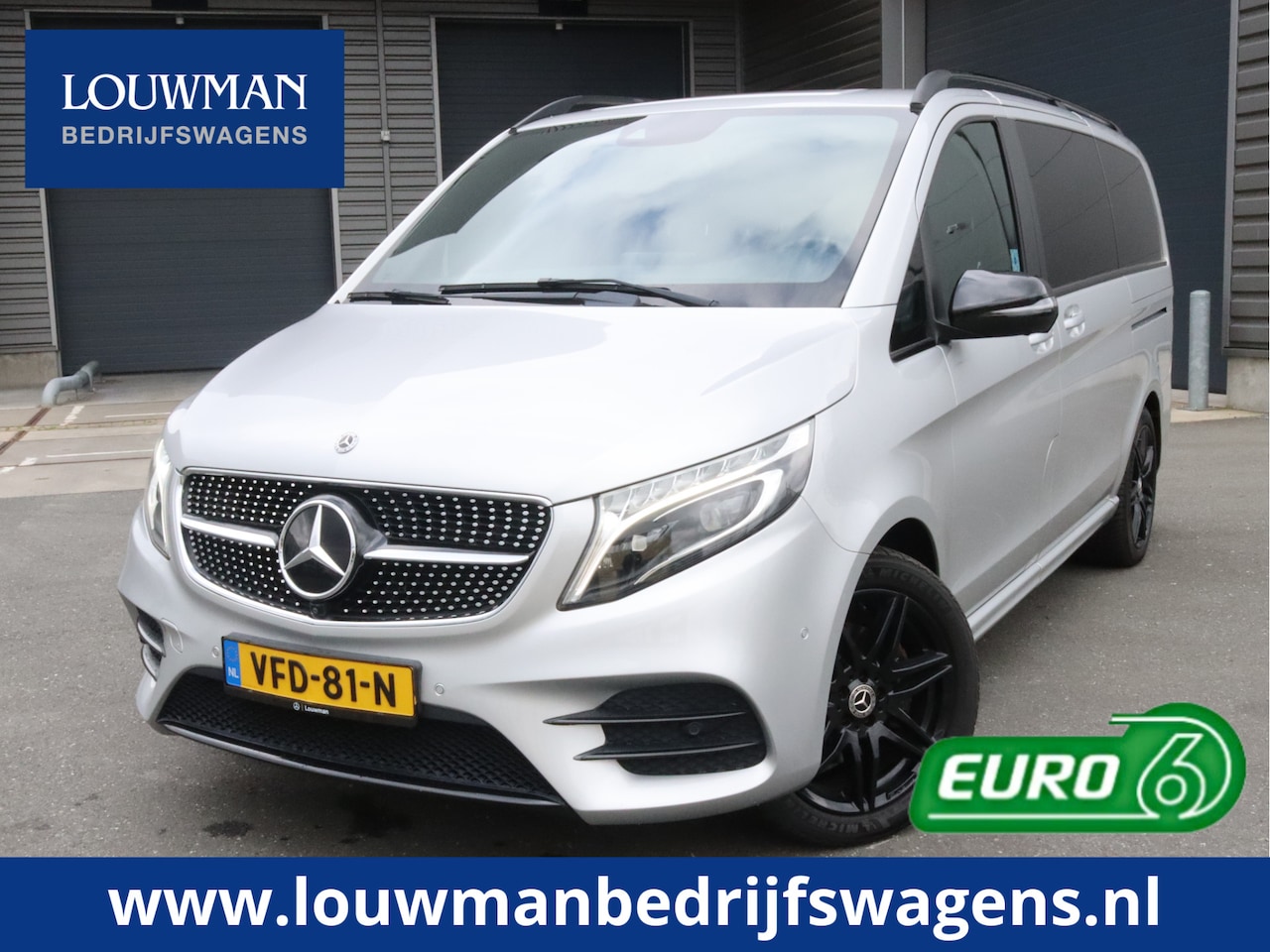 Mercedes-Benz V-klasse - 300D 4-MATIC Lang 240PK Dubbele Cabine AMG Avantgarde Edition 2500 kg trekhaak 4X4 Burmest - AutoWereld.nl