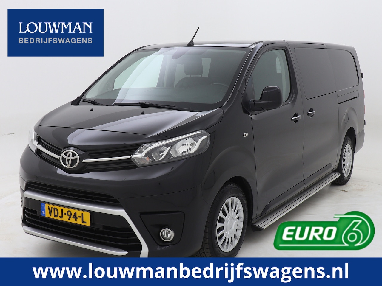 Toyota PROACE Long Worker - 2.0 D-4D Professional DC 177PK Dubbel cabine Leder Navigatie Climate control - AutoWereld.nl