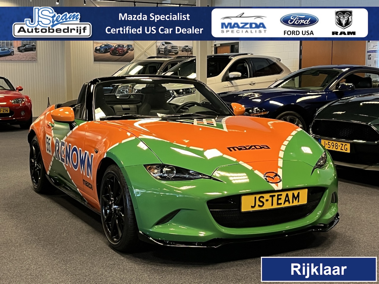 Mazda MX-5 - ND Roadster 1.5 SkyActiv-G 132PK Le Mans Edition MazdaSpeed Bodykit Apple CarPlay - AutoWereld.nl