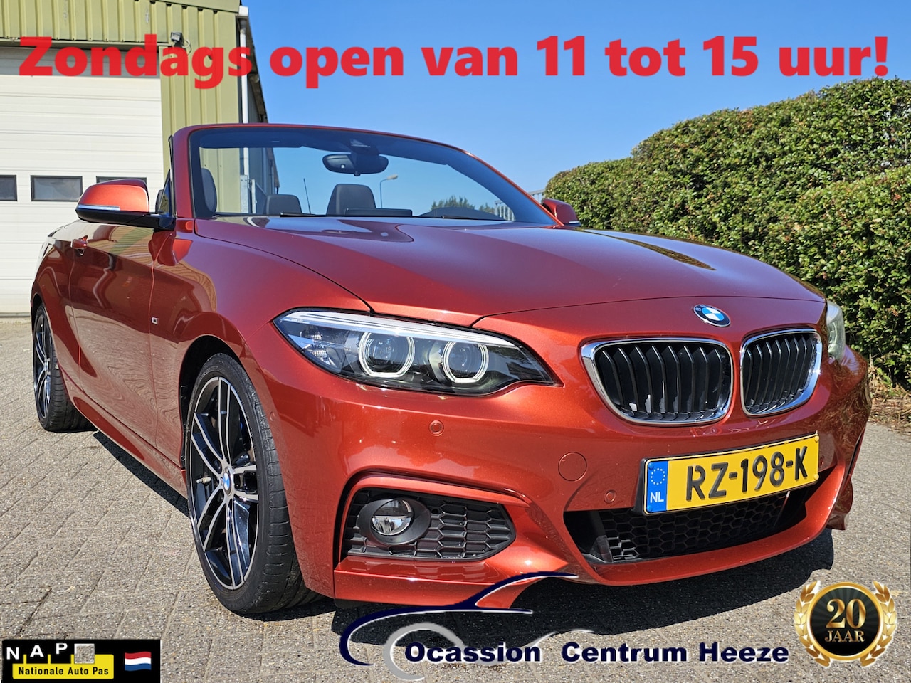 BMW 2-serie Cabrio - 220i High Executive M-Sport, NAP! 184Pk! Zondag OPEN! - AutoWereld.nl