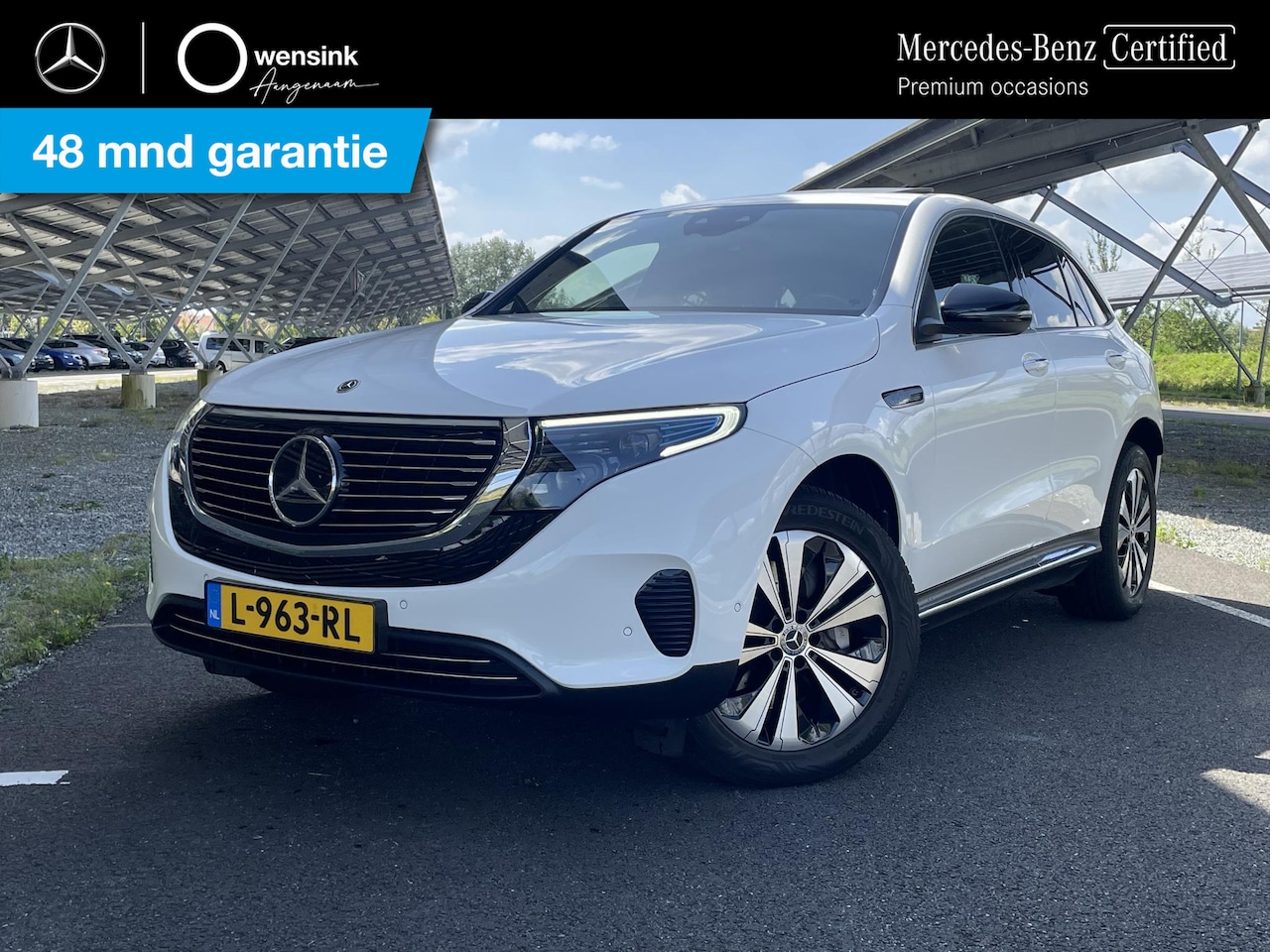 Mercedes-Benz EQC - 400 4MATIC Premium Plus 80 kWh | Schuifdak | Sfeerverlichting | Rijassistentiepakket | Sto - AutoWereld.nl