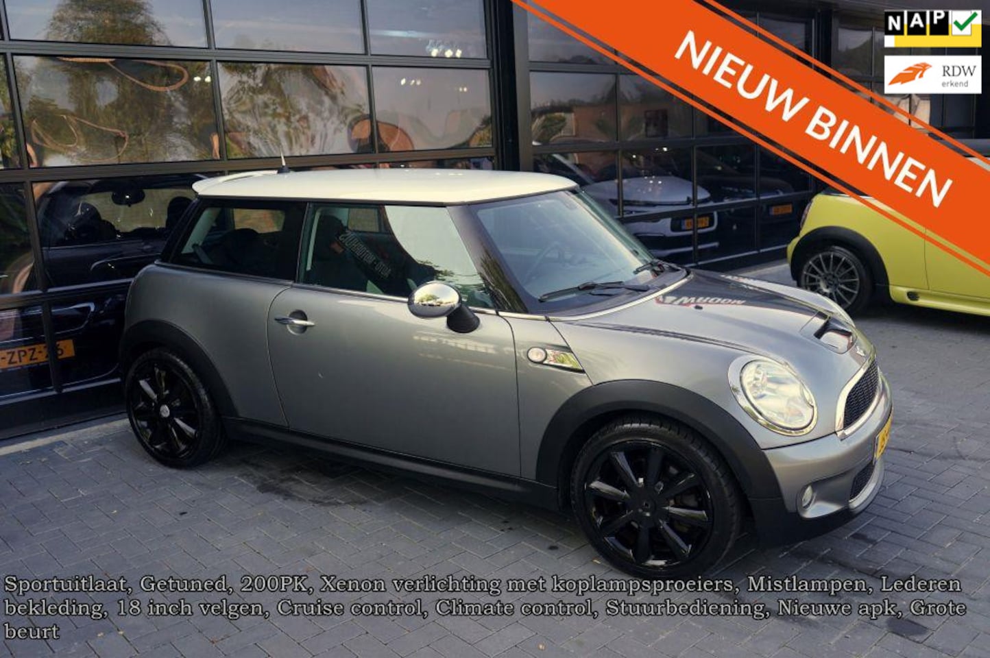 MINI Cooper S - Mini 1.6 Clima, CC, Leder, Xenon - AutoWereld.nl