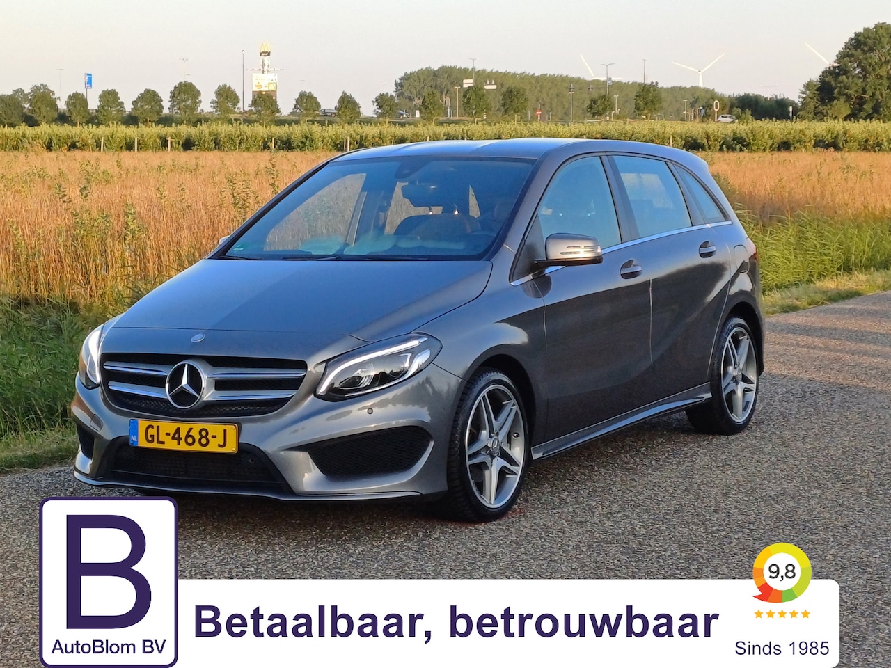 Mercedes-Benz B-klasse - 180 Ambition | Nieuwstaat ! | NL ! | Dealer onderhouden ! | Lage KM ! | AMG-Line ! - AutoWereld.nl