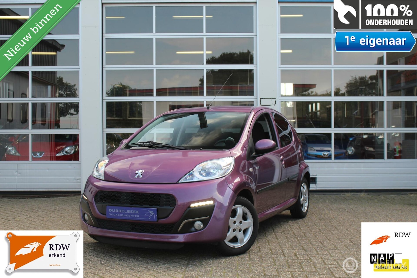 Peugeot 107 - 1.0-12V 5-Deurs Facelift Envy-Style Sport-Exclusive Ledverlichting Airconditioning Bluetoo - AutoWereld.nl