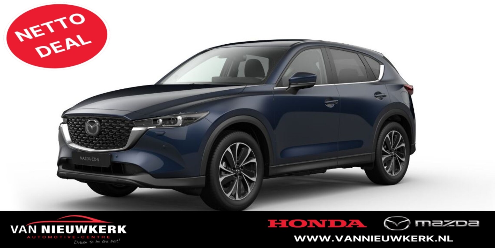 Mazda CX-5 - 2.0 SKYACTIV-G 165pk 2WD M-Hybrid Aut Exclusive-Line Black Comfort Pack - AutoWereld.nl