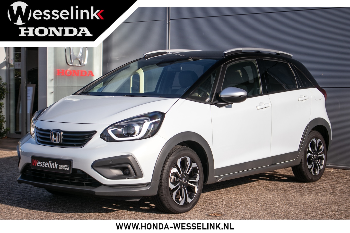 Honda Jazz - 1.5 e:HEV Crosstar 2-Tone - All-in rijklaarprijs | Adaptive Cruise | Apple Carplay/Android - AutoWereld.nl