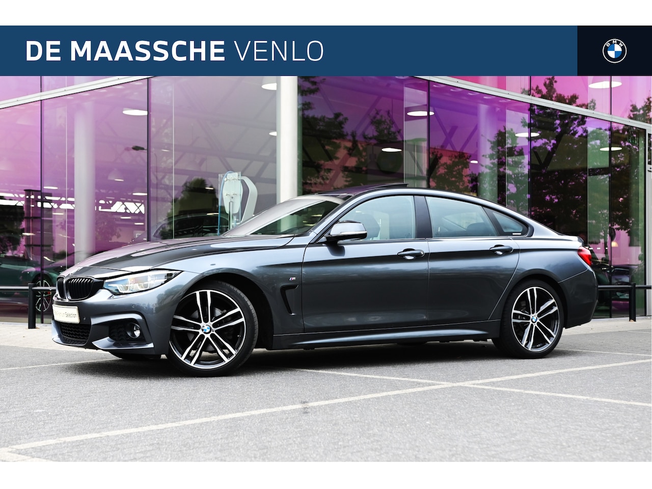 BMW 4-serie Gran Coupé - 420i High Executive M Sport Automaat / Schuif-kanteldak / Sportstoelen / Stoelverwarming / - AutoWereld.nl