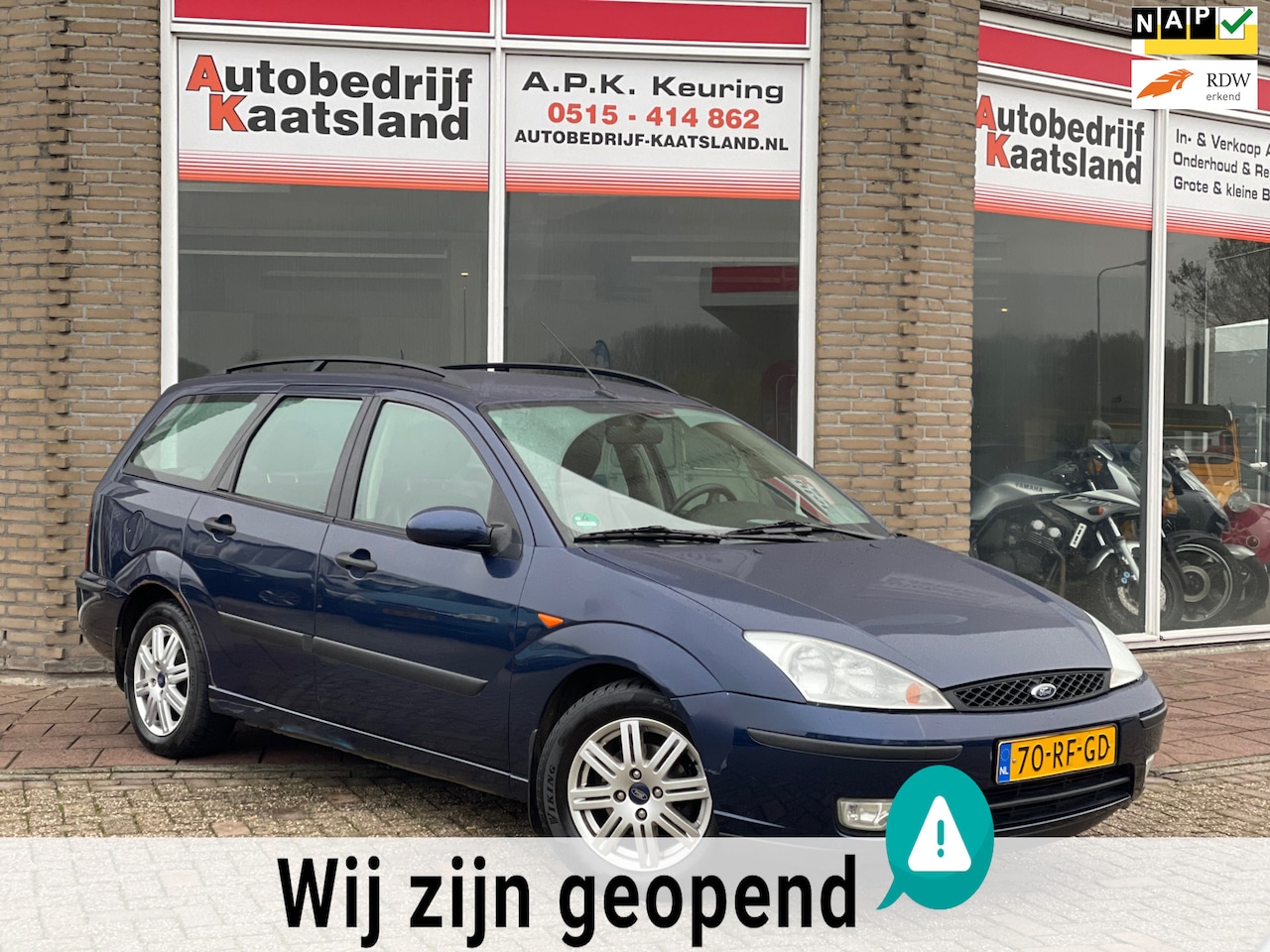 Ford Focus Wagon - 1.6-16V Futura - Lederen Bekleding - Navigatie - Electr Ramen - - AutoWereld.nl