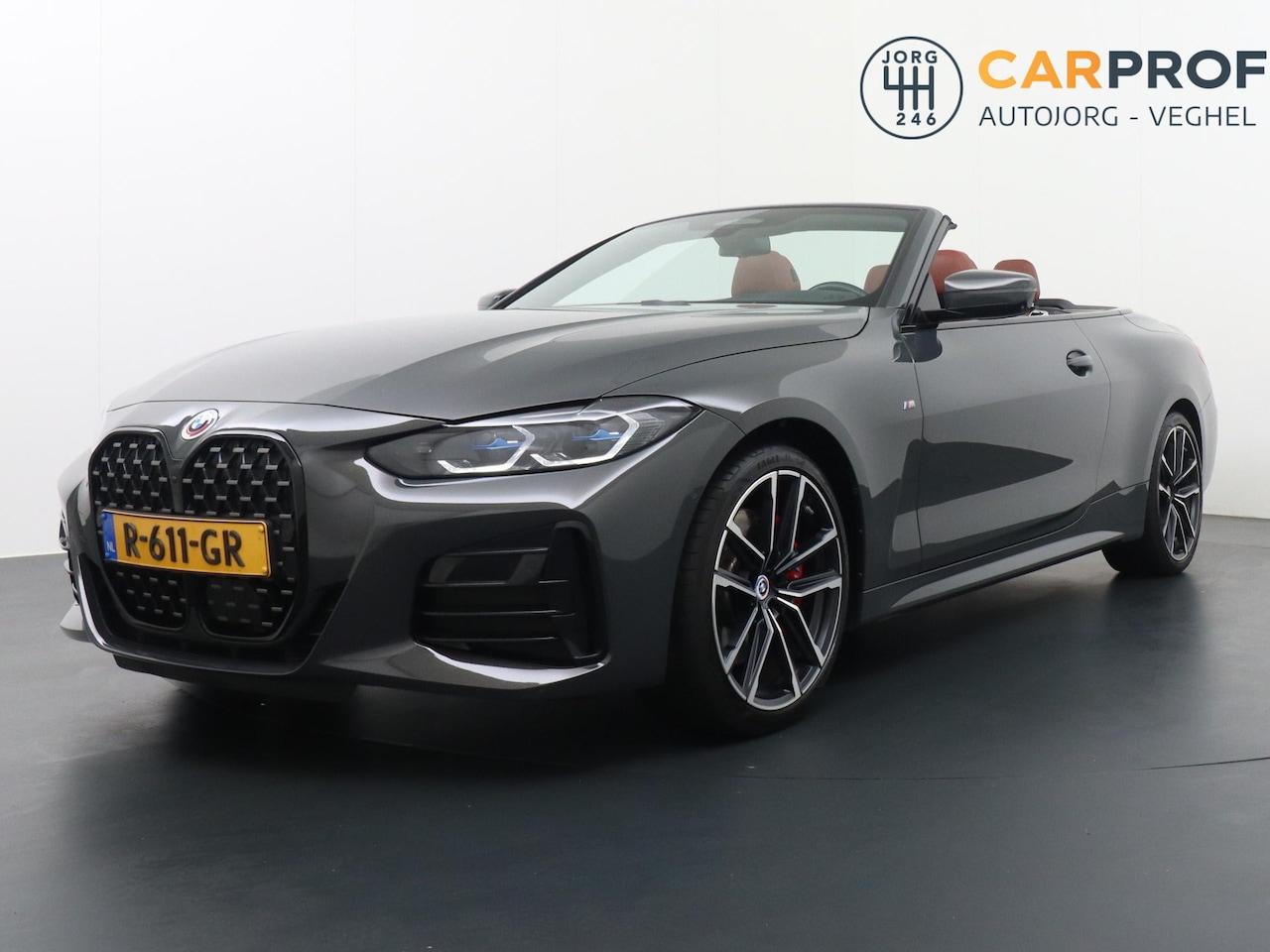 BMW 4-serie Cabrio - M440i xDrive High Executive NAP | Trekhaak | 360 Camera | Head Up | Leder | - AutoWereld.nl