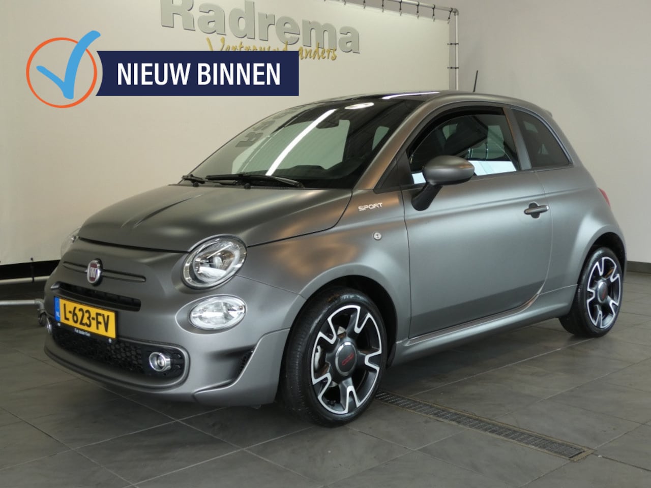 Fiat 500 - 1.0 Hybrid Sport ! Navi Parksensors - AutoWereld.nl