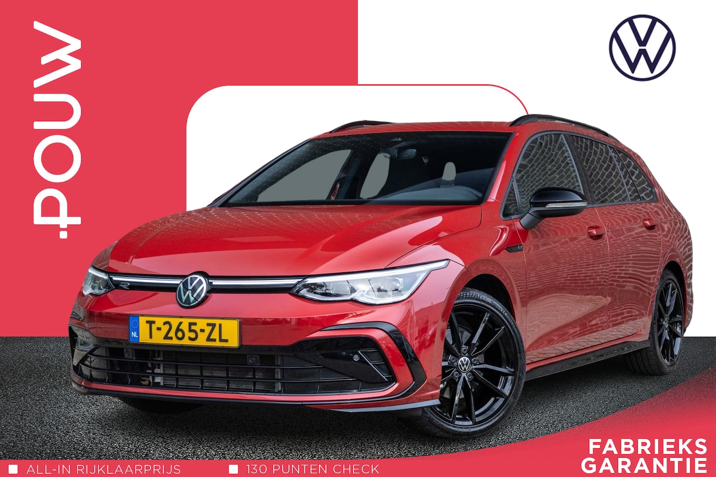 Volkswagen Golf Variant - 1.5 eTSI 150pk DSG R-Line Business | Trekhaak Wegklapbaar | 18" Velgen - AutoWereld.nl