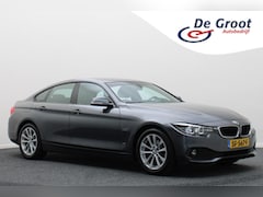 BMW 4-serie Gran Coupé - 418i High Executive Leer, Climate, Cruise, LED, Navigatie, Stoelverwarming, PDC, 17''