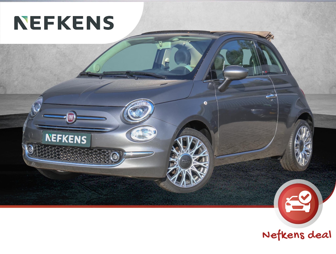 Fiat 500 - 1.0 Hybrid 70pk Launch Edition / Schuifdak / Airco / Pakeersensoren achter / Apple Carplay - AutoWereld.nl