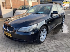 BMW 5-serie - 520i Executive Bj 2004 APK TOT 03-2025 Leer, Airco, cruise, inruil is mogelijk