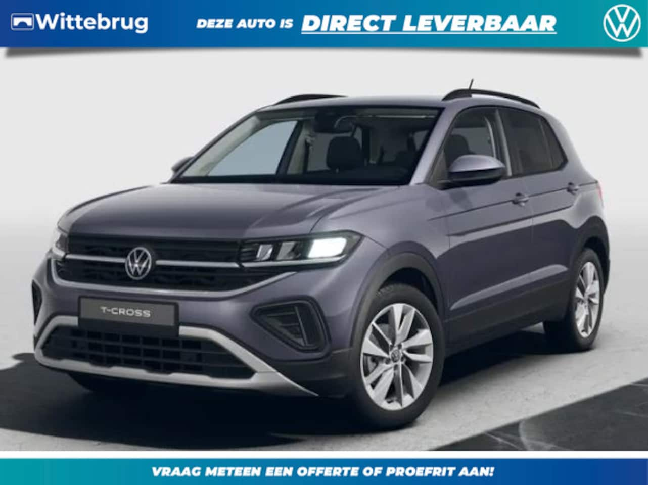 Volkswagen T-Cross - 1.0 TSI Life Edition !!!Profiteer ook van 2.000 EURO inruilpremie!!! - AutoWereld.nl